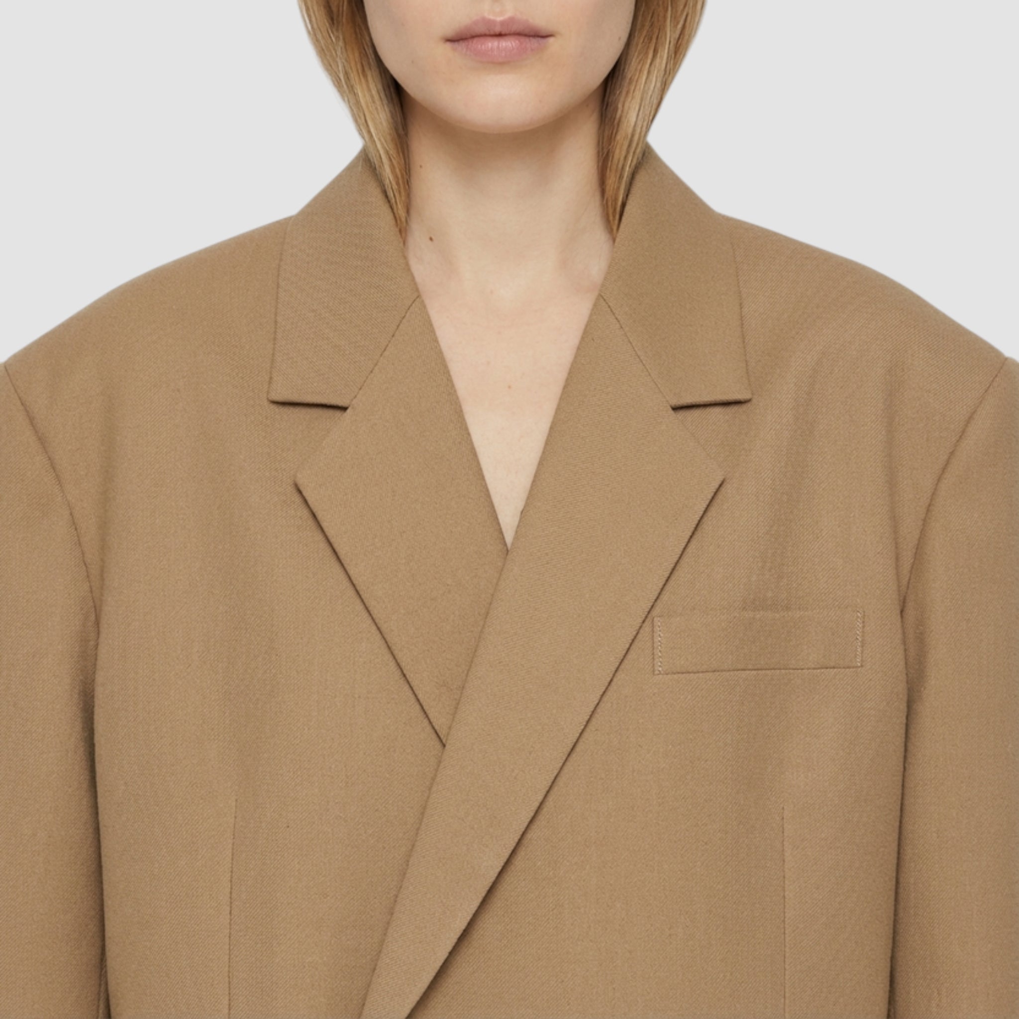 Blazer femme structuré à un bouton coupe élégante