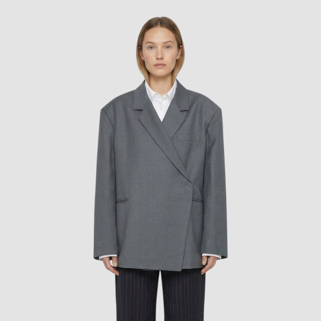 Blazer femme structuré à un bouton coupe élégante