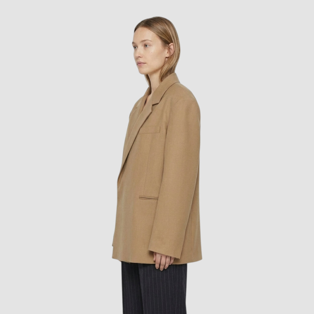 Blazer femme structuré à un bouton coupe élégante