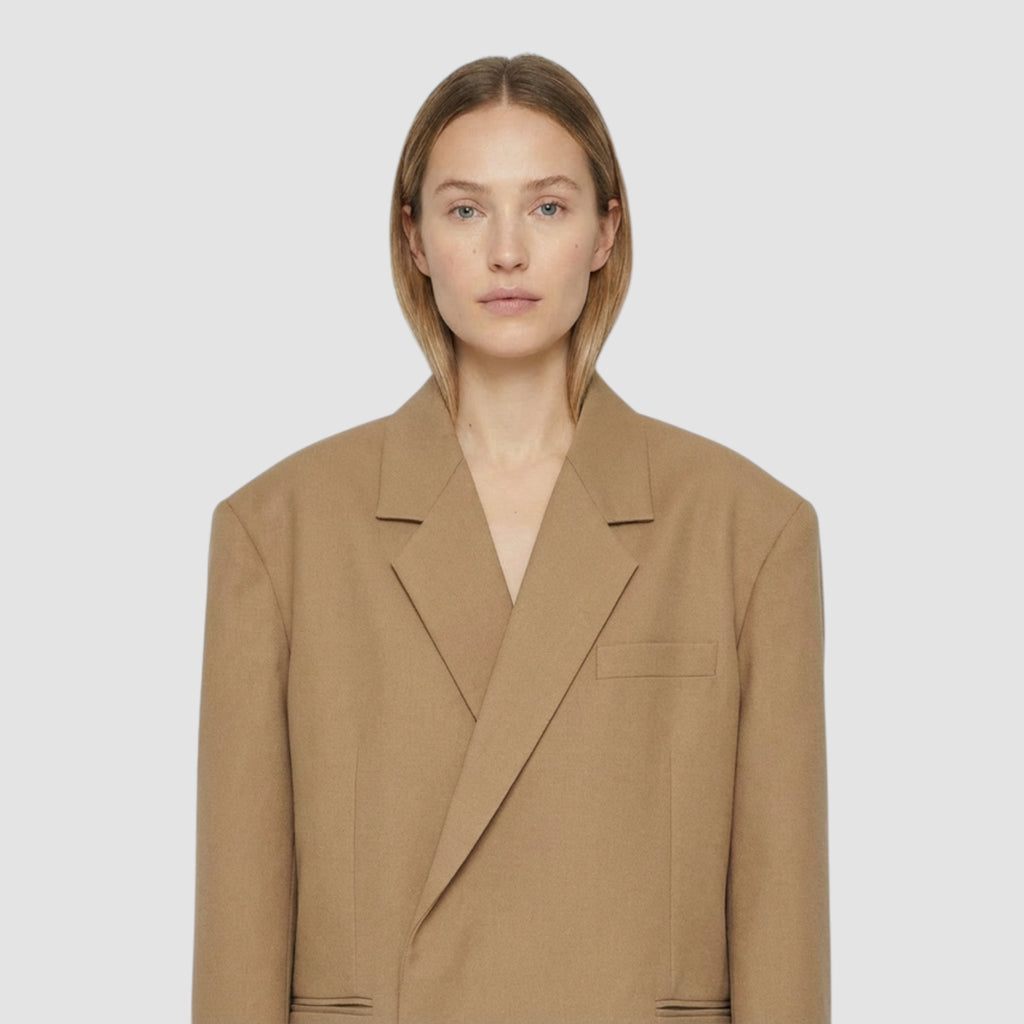 Blazer femme structuré à un bouton coupe élégante