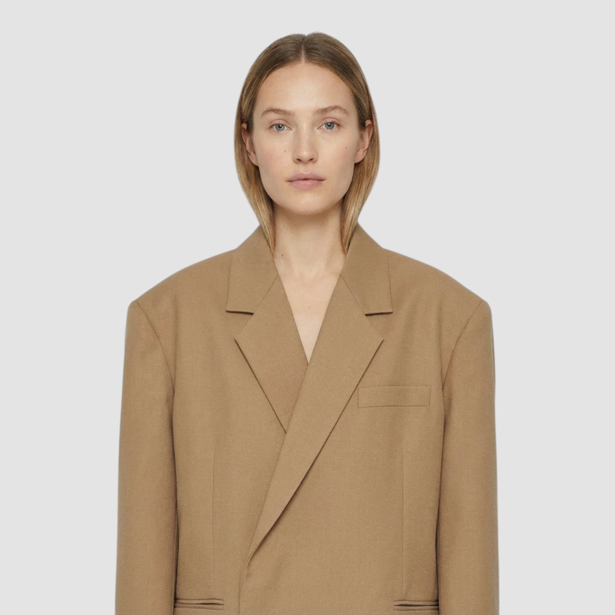 Blazer femme structuré à un bouton coupe élégante