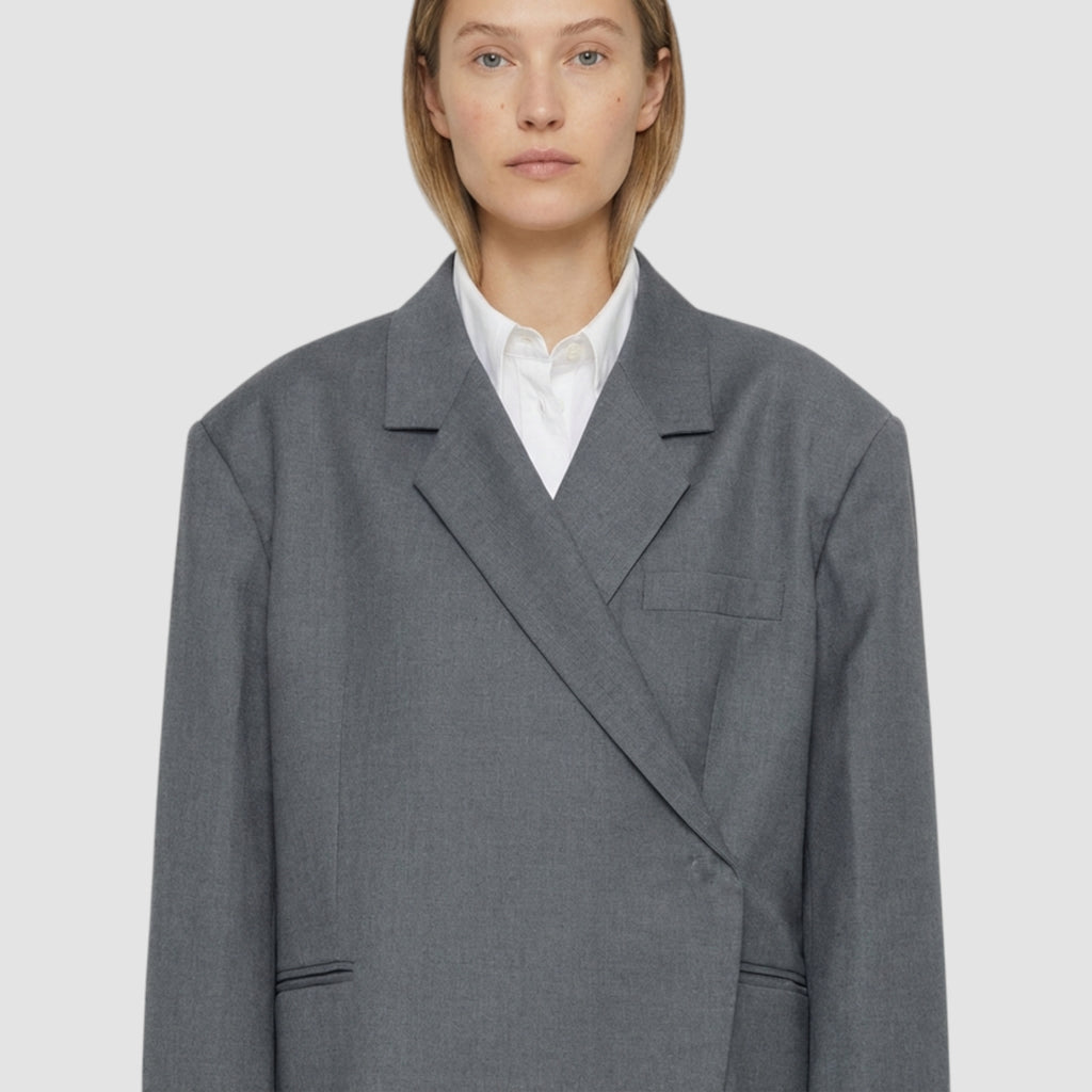 Blazer femme structuré à un bouton coupe élégante