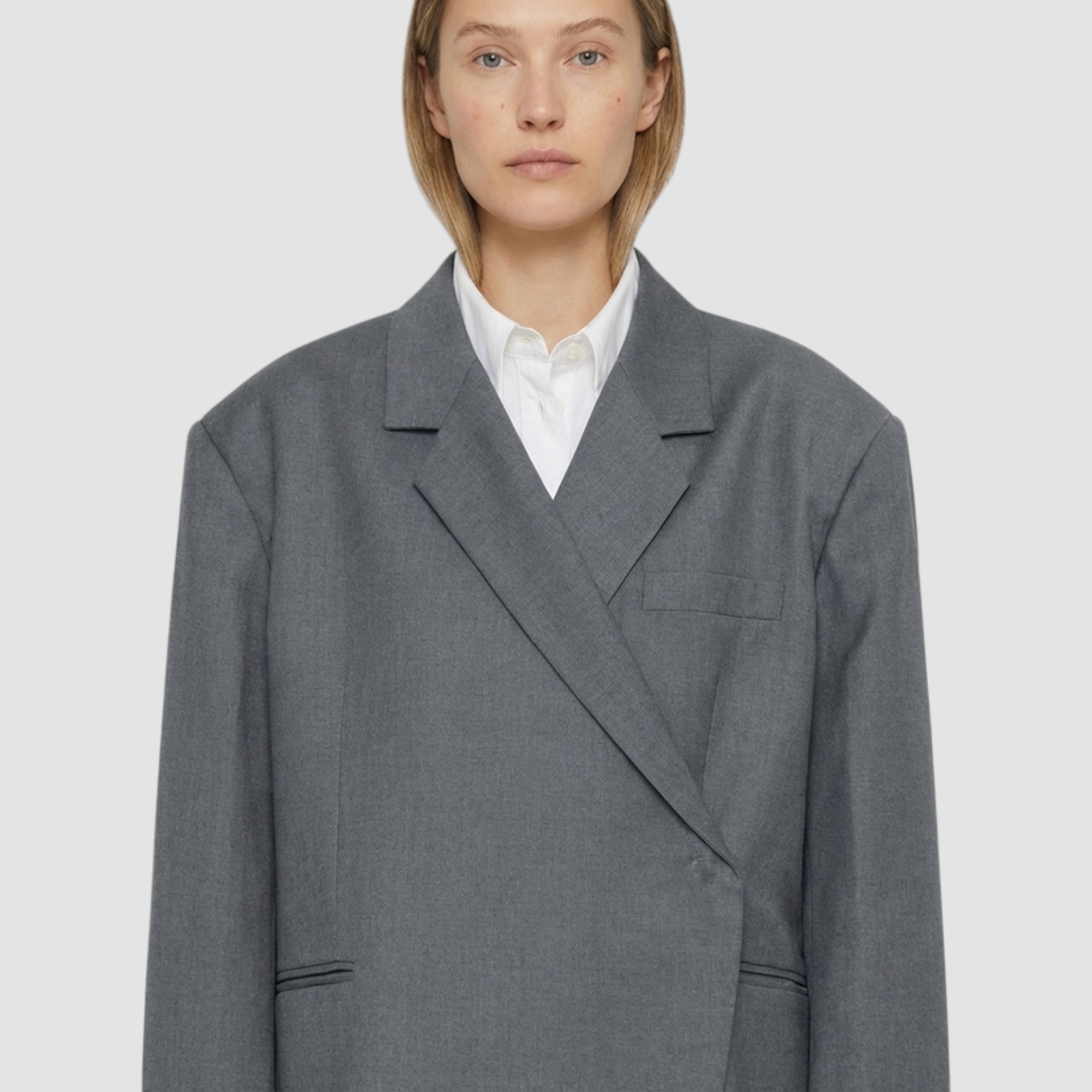 Blazer femme structuré à un bouton coupe élégante