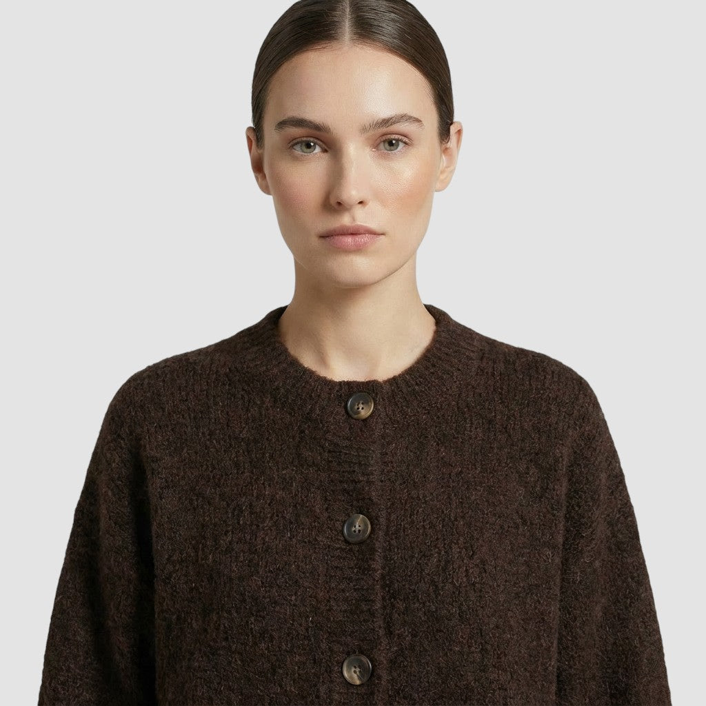 Gilet stretch pour femme haut court en maille pour un usage quotidien