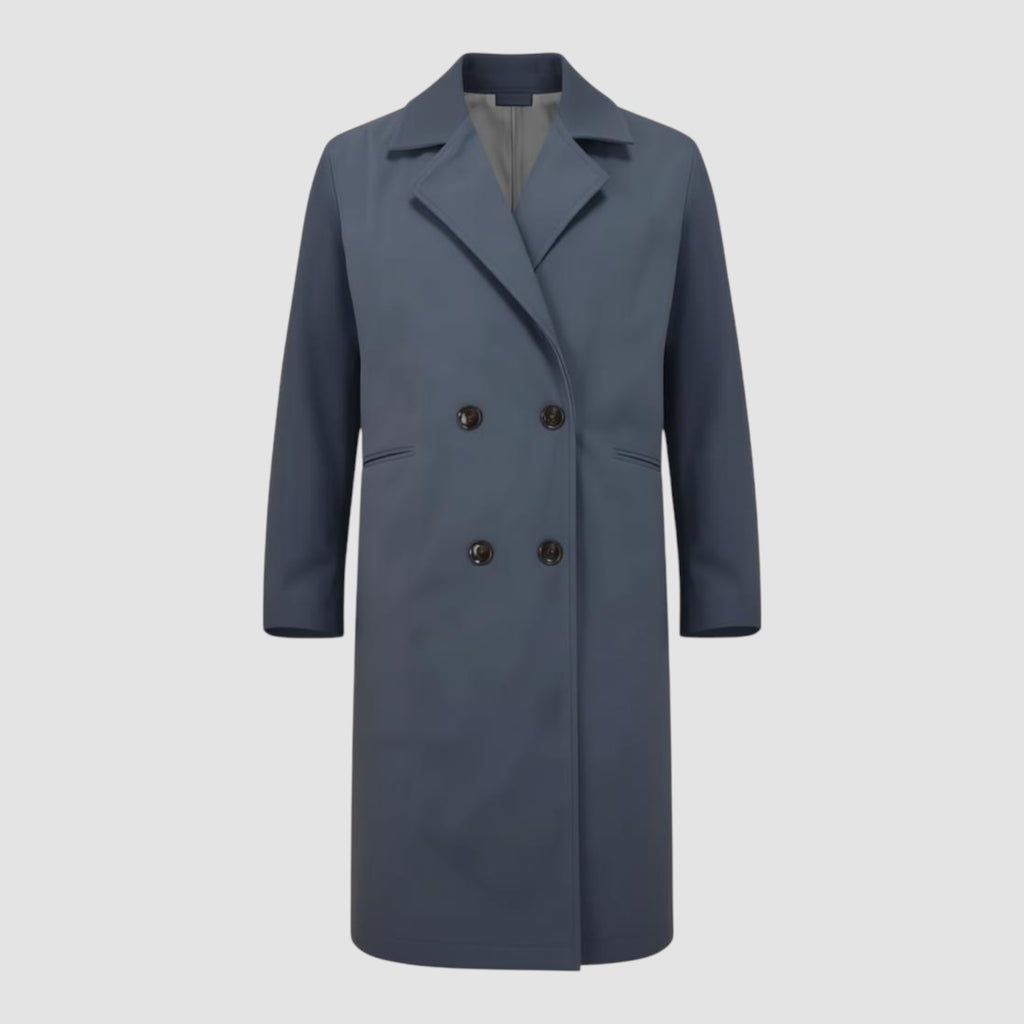 Manteau Femme Automne-Hiver à Double Boutonnage – Doublé Laine Confortable