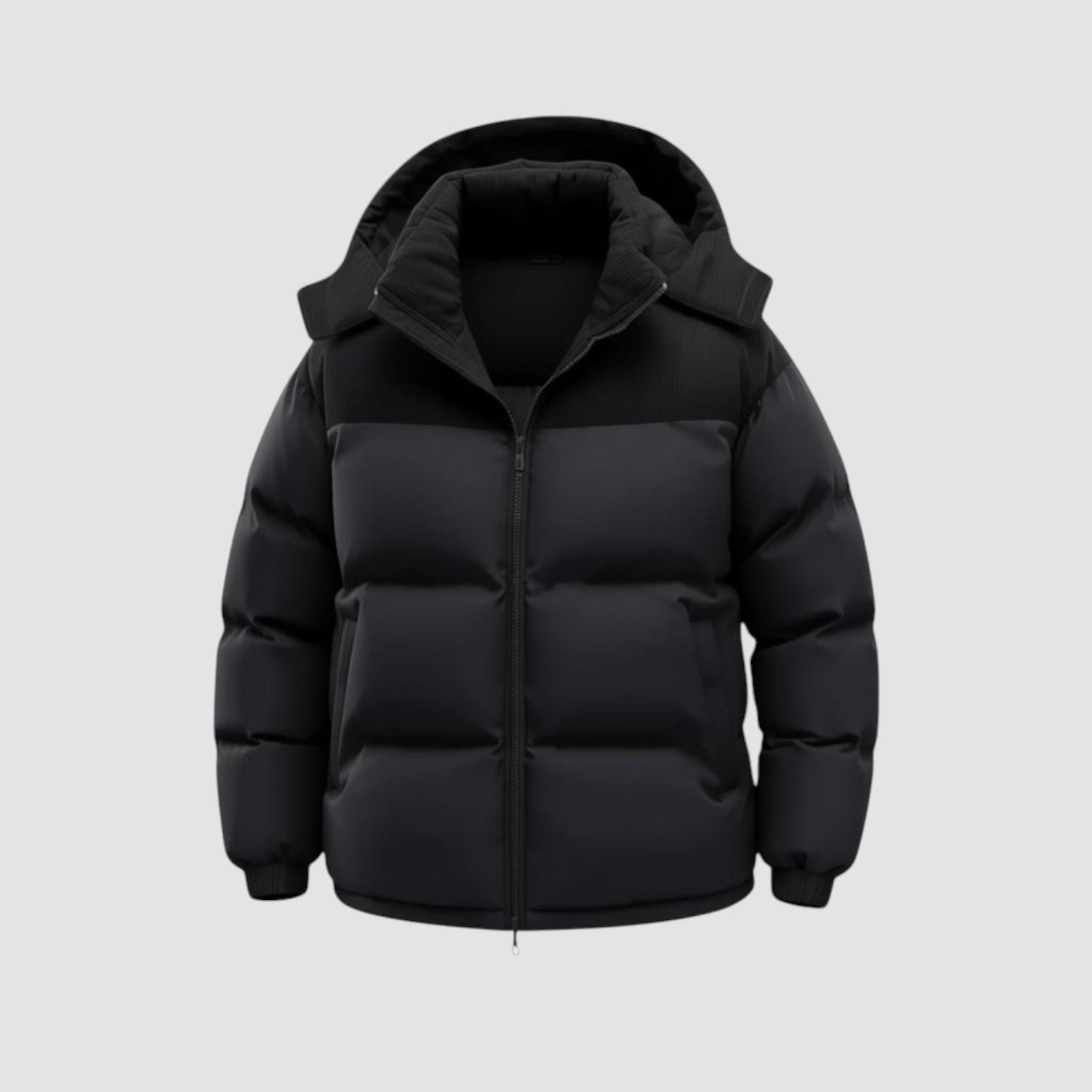 Veste d’extérieur pour homme avec capuche amovible, parka chaude d’hiver