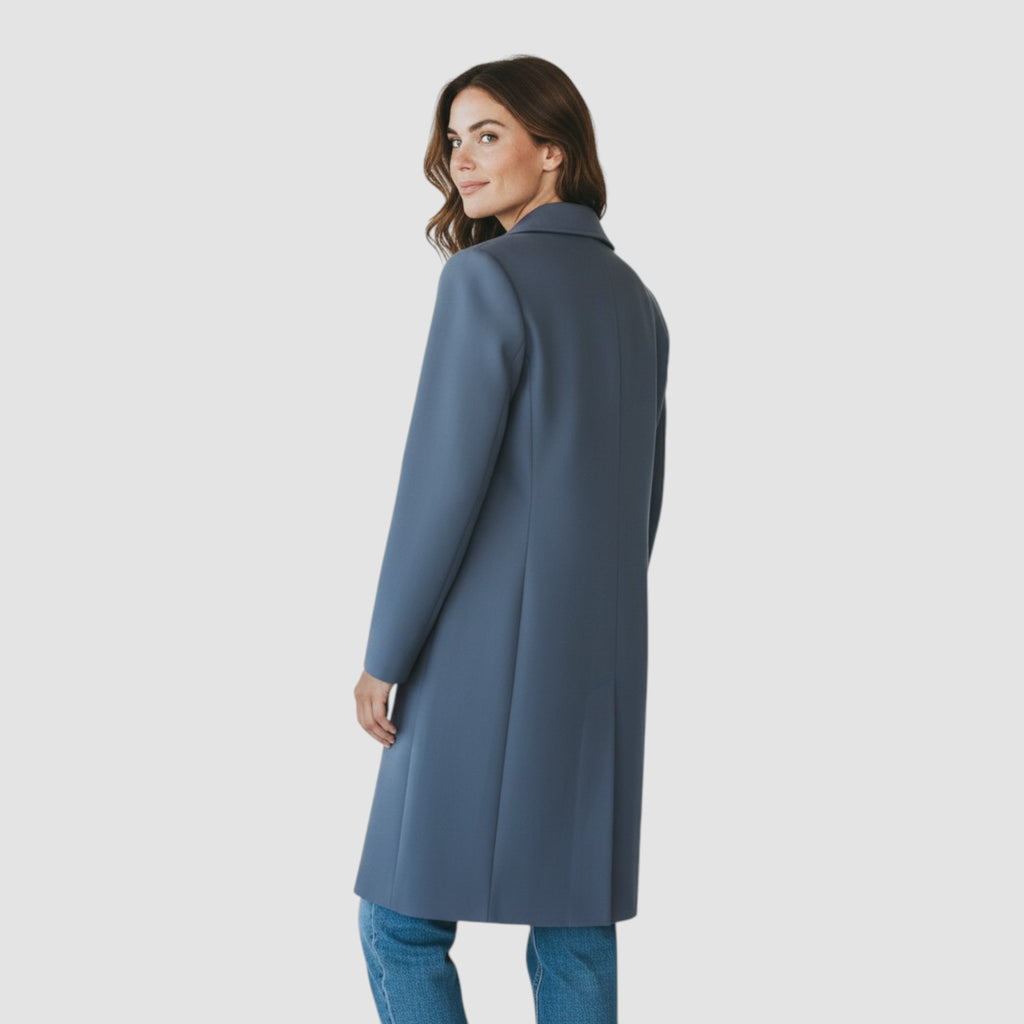 Manteau Femme Automne-Hiver à Double Boutonnage – Doublé Laine Confortable