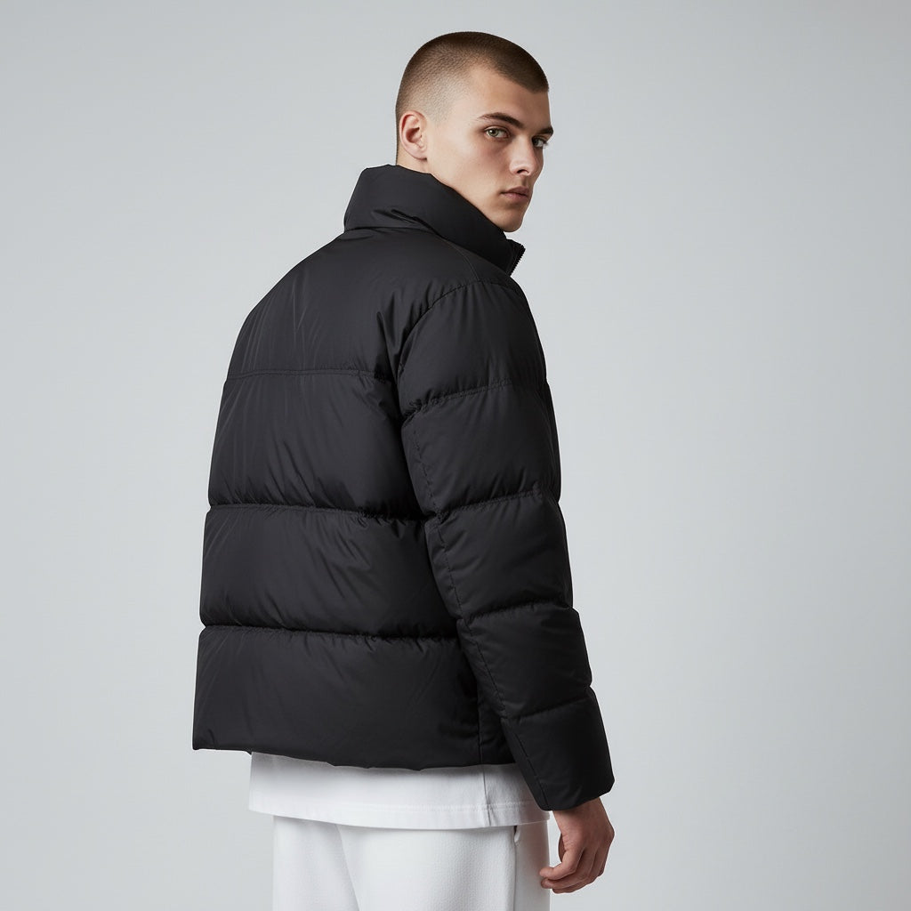 Doudoune Homme Légère Thermique Imperméable - Manteau Court en Duvet 90% pour Hiver 2024, Design Élégant et Confortable